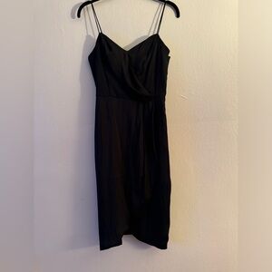 Banana Republic Black mini dress slit in the front